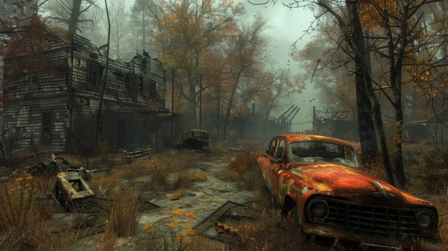 Post-Apocalyptic Worlds in Adventure Games