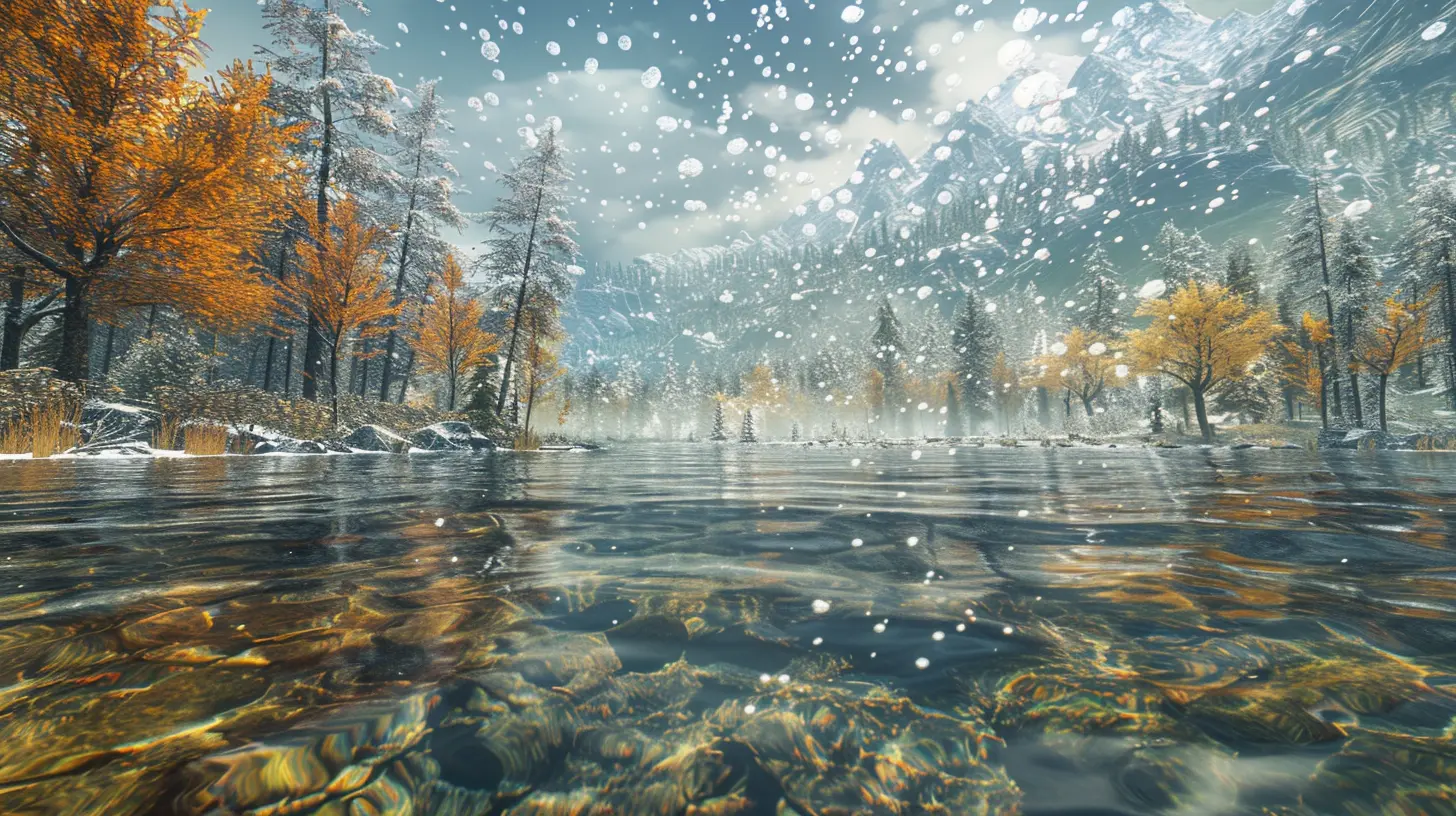 The Impact of Realistic Water Physics in Immersive Simulations