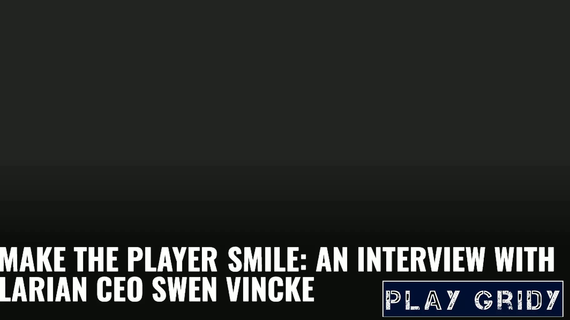 Larian's Vision: A Conversation with CEO Swen Vincke