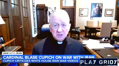 Cardinal Blase Cupich condemns White House videos on Iran war conflict